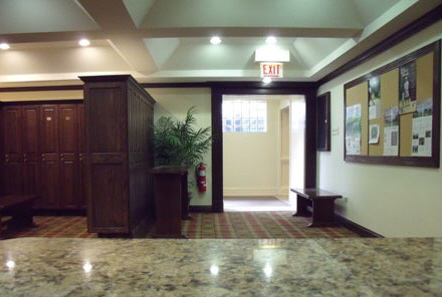 Cog Hill greeting counter