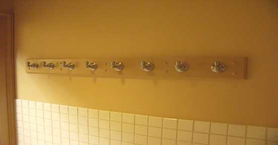 robe and towel hooks