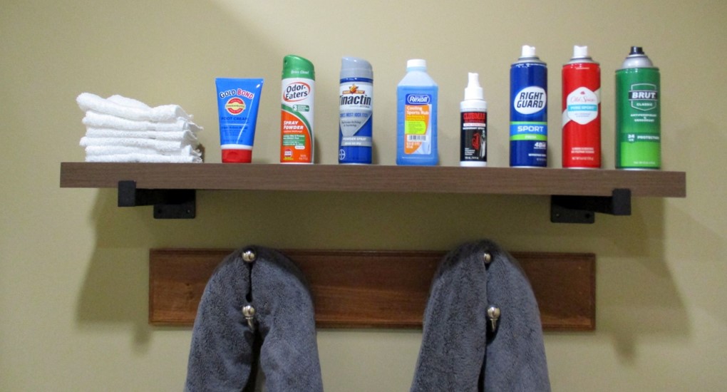 after showering amenities