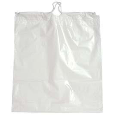 solid white shoe bag
